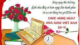 Bài truyền thông chào mừng ngày nhà giáo VN 20/11